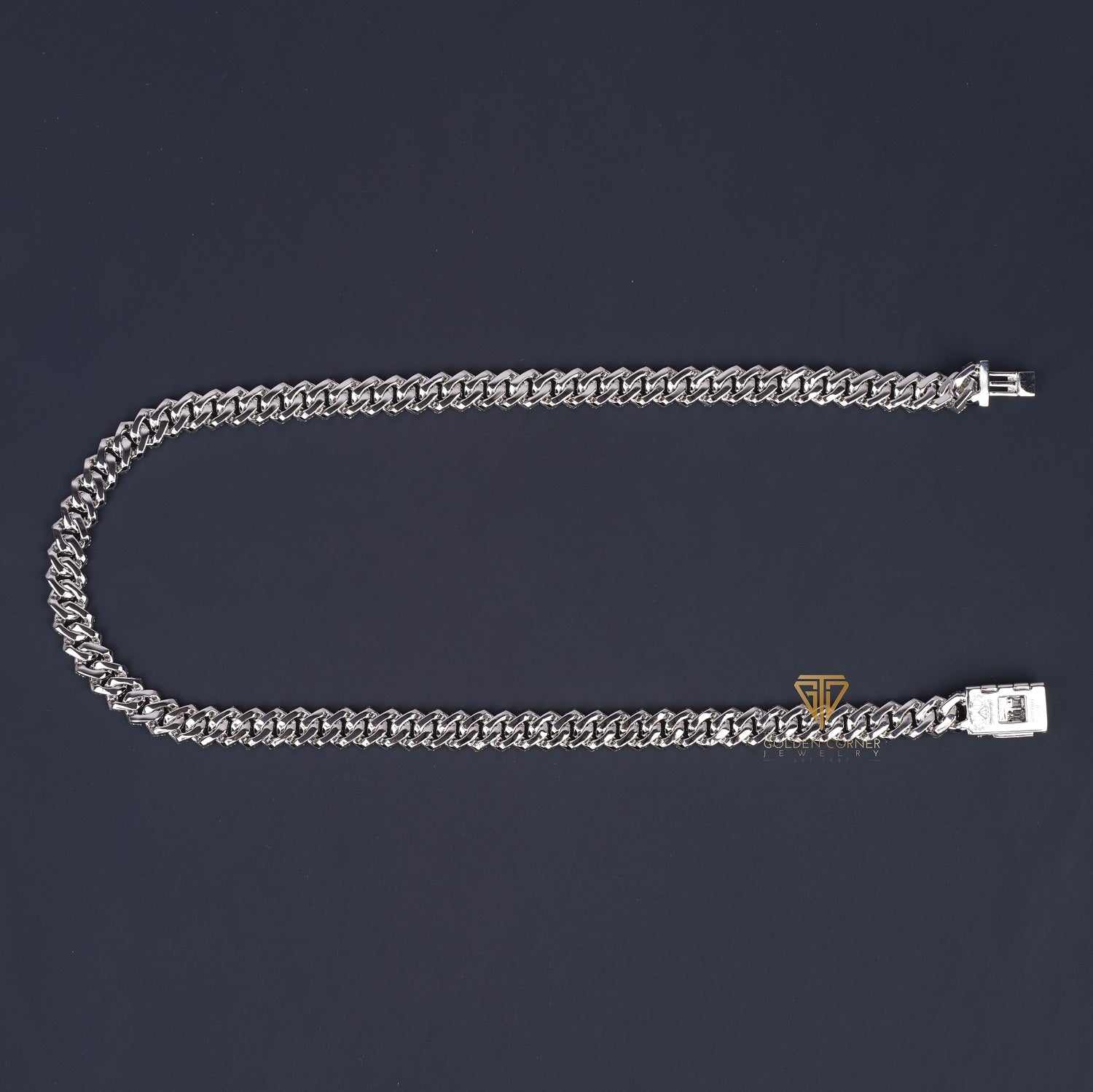 Iced Out Round & Baguette Cut Moissanite Diamond Miami Cuban Link Chain